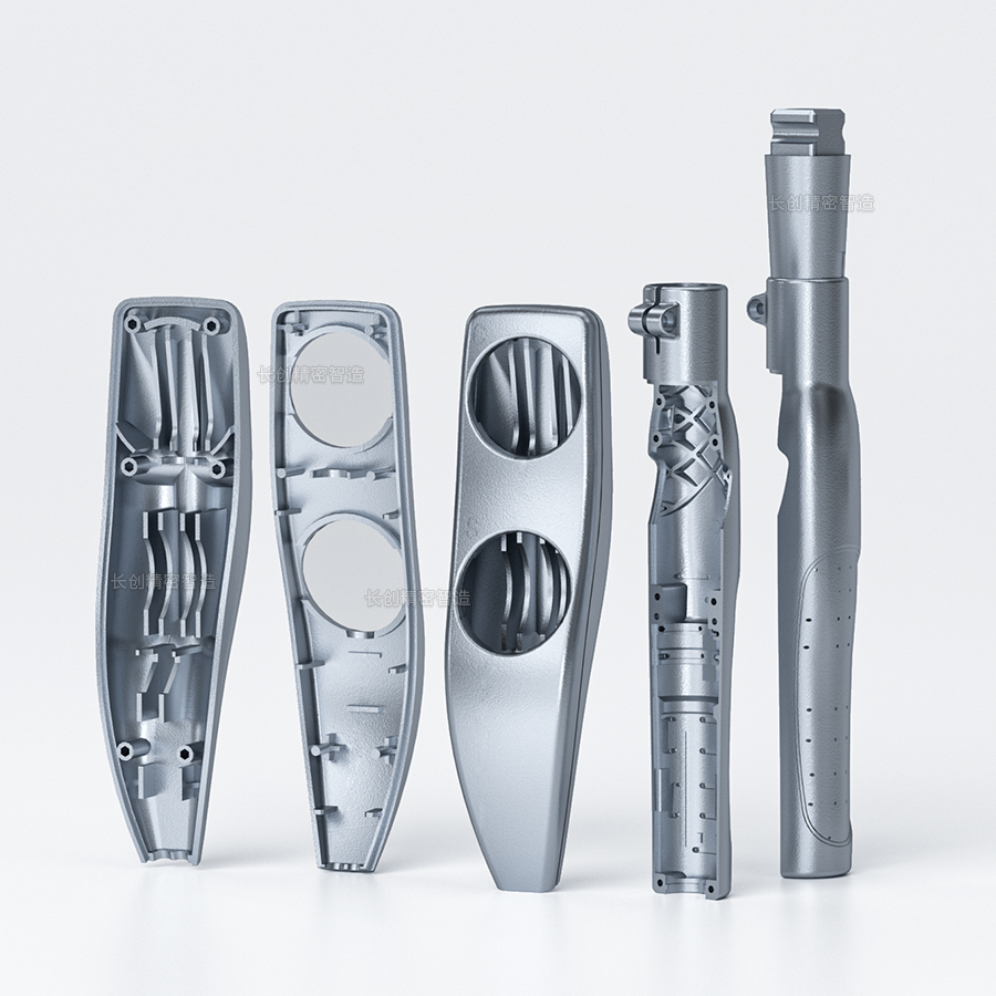 醫(yī)用級(jí)鋁合金電子儀器手柄外殼壓鑄件來圖來樣定制